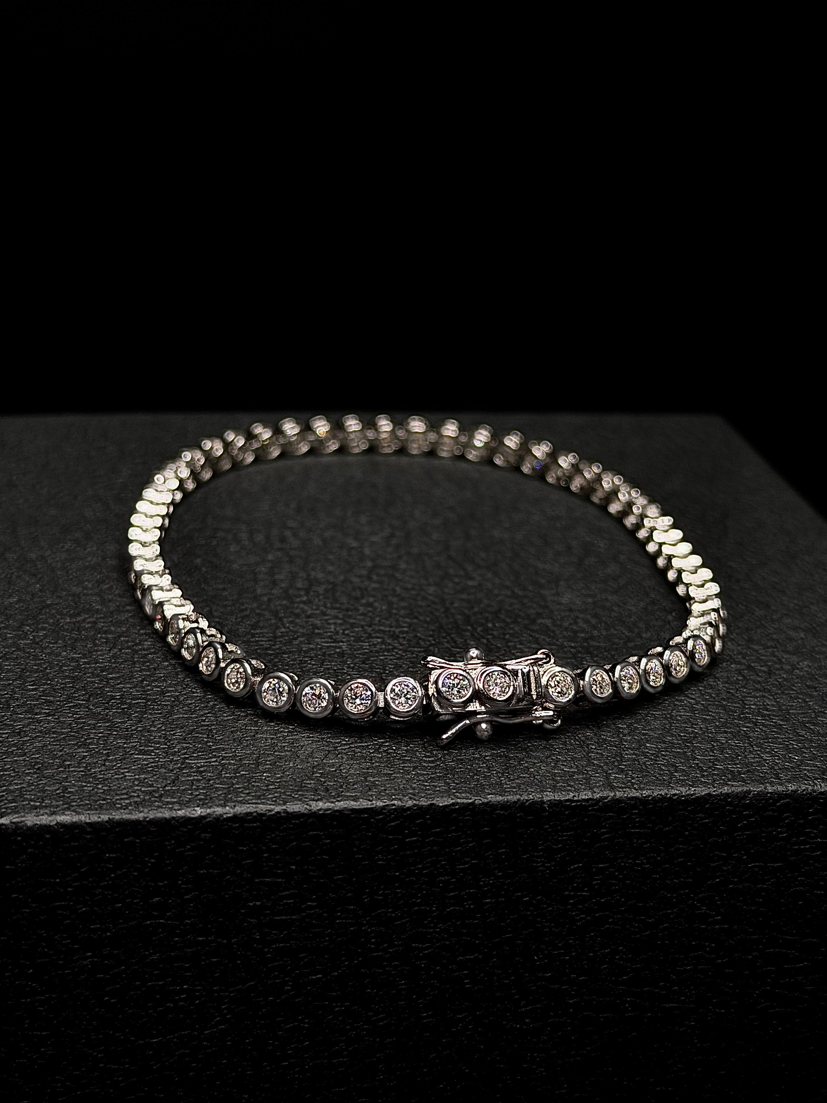 Rounded Tennis Bracelet