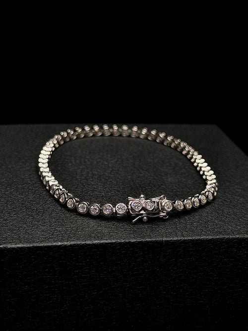 Rounded Tennis Bracelet